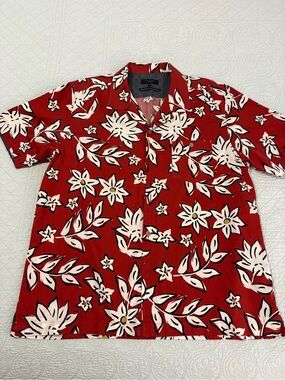 Ted Baker camp shirt button down. Size XL.